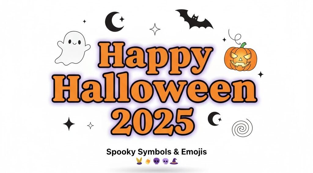 Halloween Emojis Copy & Paste Scary Symbols 2025