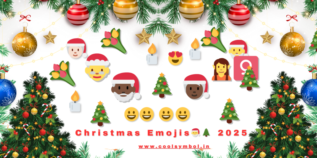 Christmas Symbol 2025 🎅🎄🤶🕯️🧑‍🎄Emojis Unicode Text Art